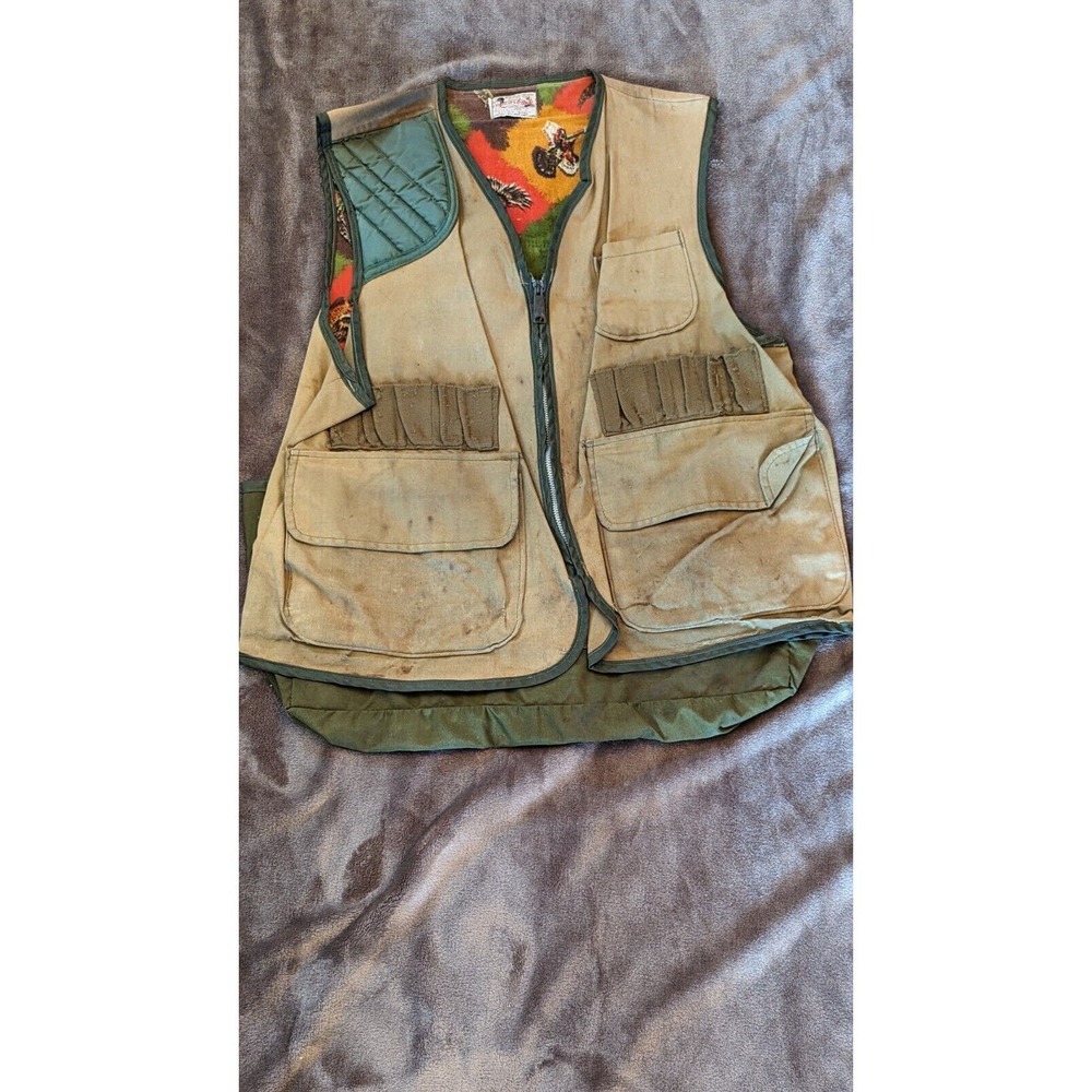 Vintage Canvasback Hunting Vest Mens Unknown Size Sport Shooting